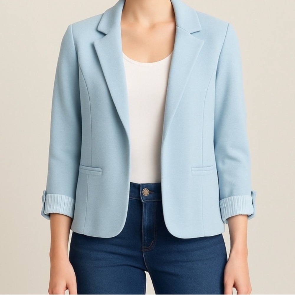 41 Hawthorn Sky Blue Blazer Sz M